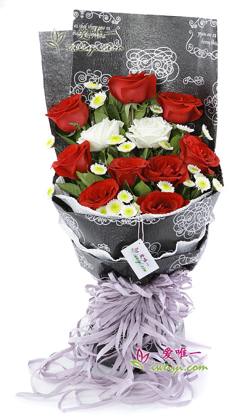 Le bouquet de fleurs « Knight of love »