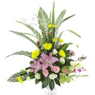 The vase of flowers « Grand Opening »