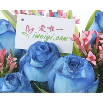 envoyer des roses bleues en Chine