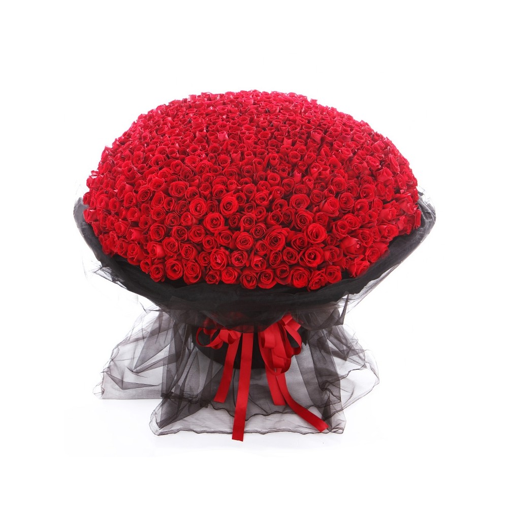 Bouquet of 999 red roses