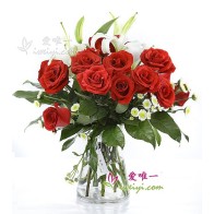 The vase of flowers « Be my...