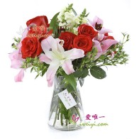 O vaso de flores « Futuro brilhante »