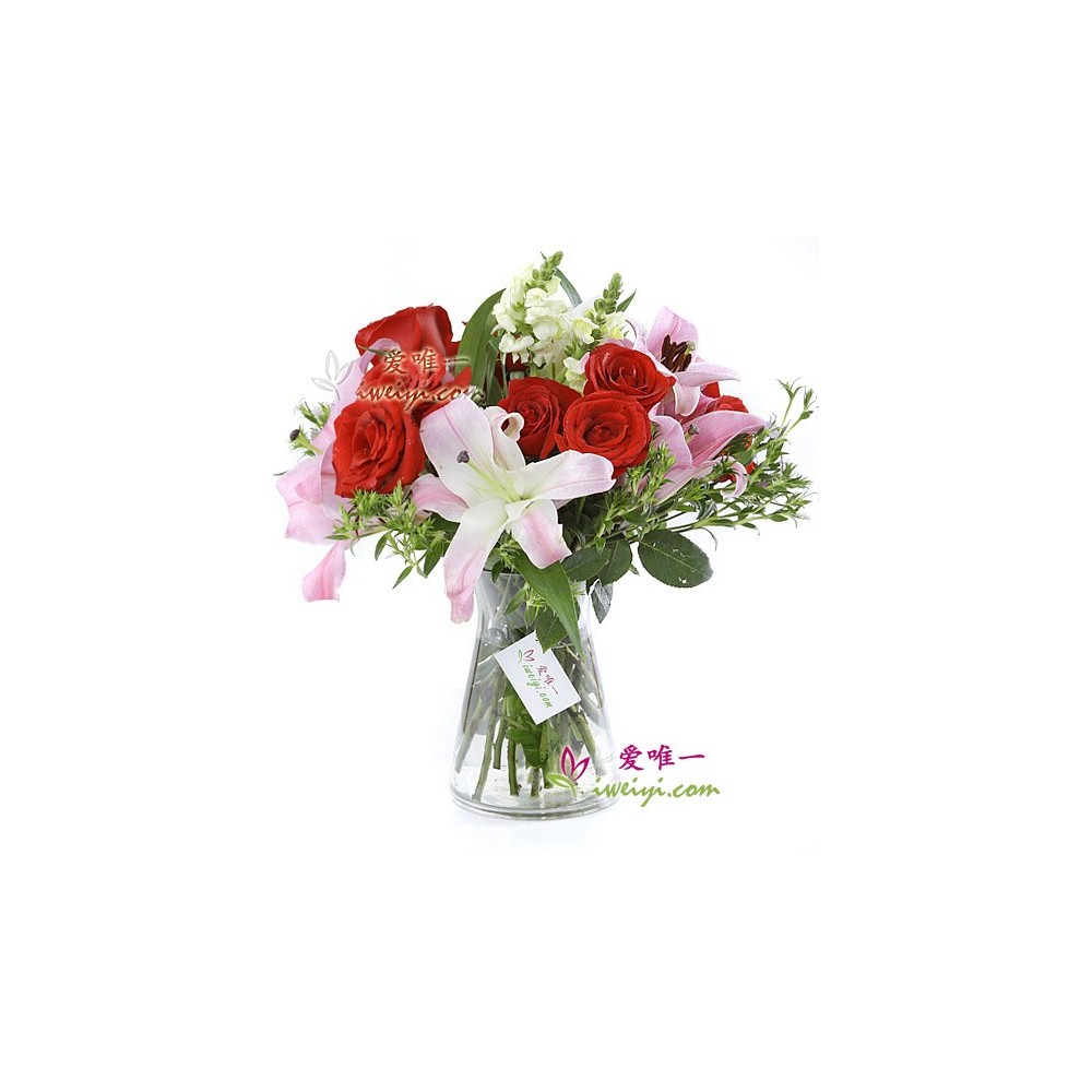 O vaso de flores « Futuro brilhante »