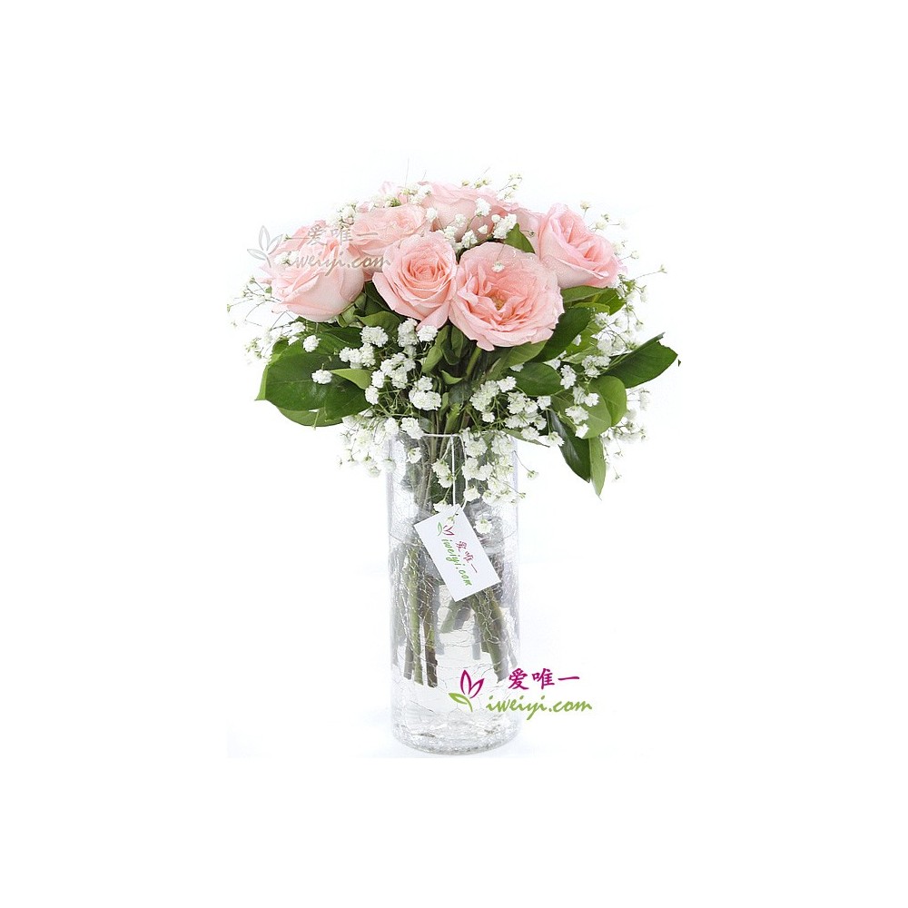 The vase of flowers « Shiny beauty »