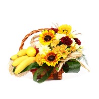 A Cesta de Flores e Frutas...