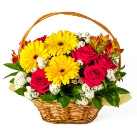 Le panier de fleurs « Belle Journée »