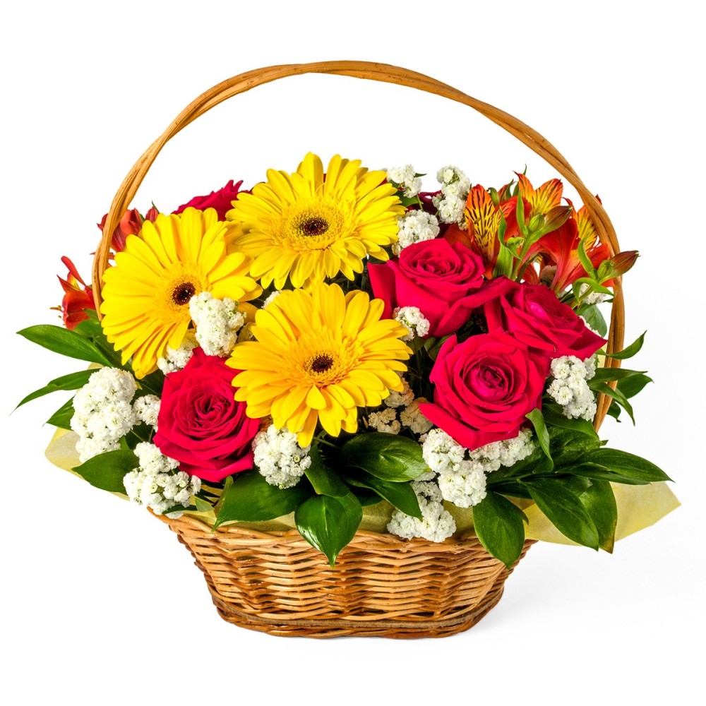 Le panier de fleurs « Belle Journée » Le panier de fleurs « Belle Journée »