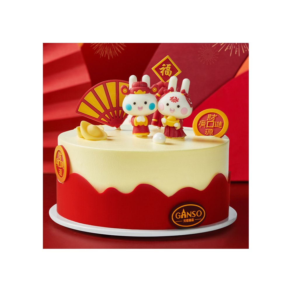 [Ganso Shop]農曆新年美味鮮奶油生日蛋糕