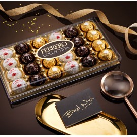 Ferrero Rocher Chocolat Coffret de 3 Saveurs Une Boîte de 24 Pièces