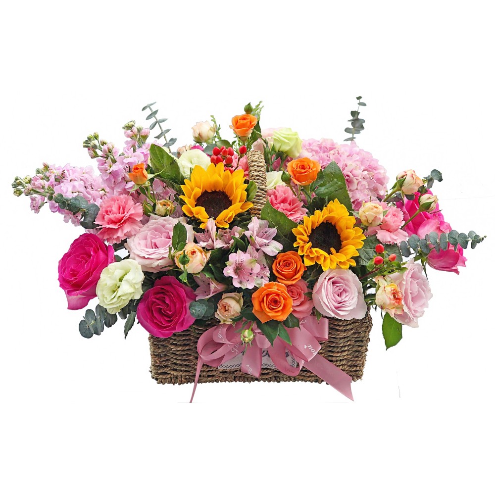 Le Panier de Fleurs « Éclat Radieux » Le Panier de Fleurs « Éclat Radieux »