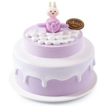 Bolo de Aniversário de Frutas de Duas Camadas Ganso Voe para o céu