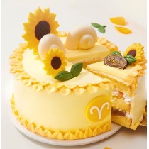 [GANSO SHOP] 생일 과일 케이크 « 해바라기 만개 »