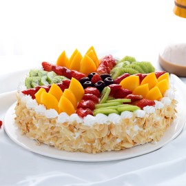 [Local Shop] Multi Fruits Birthday Cake