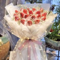 Le bouquet de 19 fraises