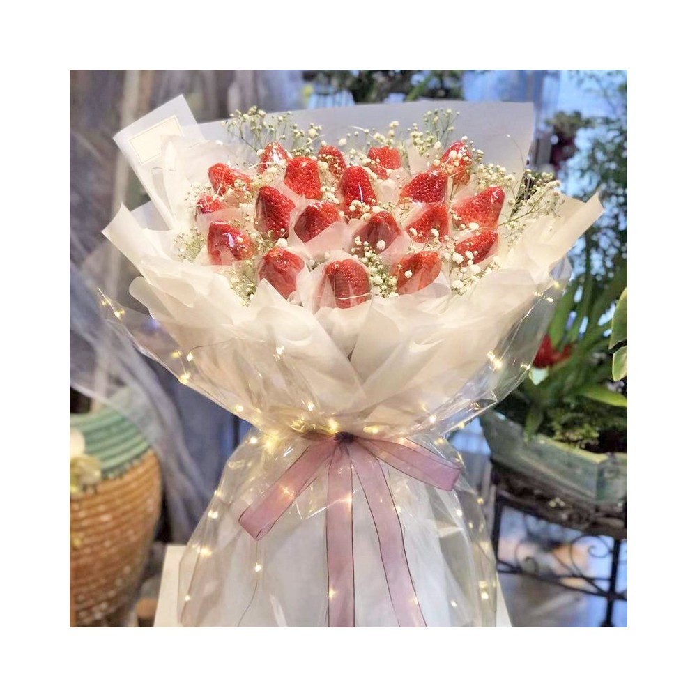 19 颗草莓的花束 19 颗草莓的花束