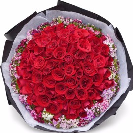 Le Bouquet de 99 Roses Rouges « La Vie de Luxe »
