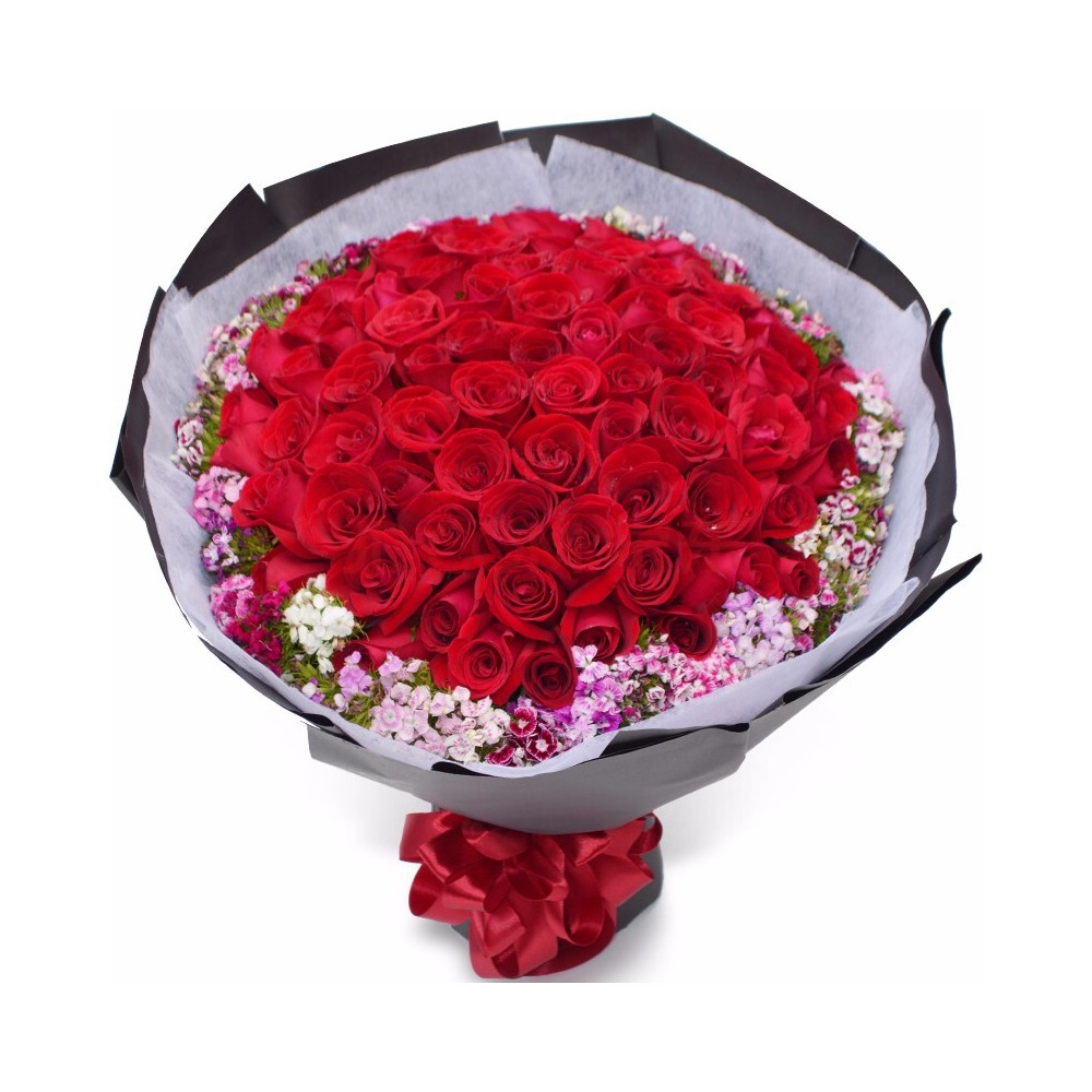 Le Bouquet de 99 Roses Rouges « La Vie de Luxe »