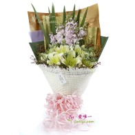 一束鮮花“我們的愛”