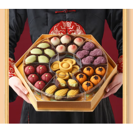御茶膳房中式造型糕点礼盒 中秋节高档月饼送礼长辈