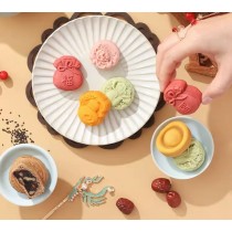 Yu Cha Shan Fang - Bolo da Lua do Festival do Meio Outono - Caixa de Presente Especialidades de Pequim