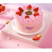 [Ganso Shop] 무스 케이크 딸기 생일 과일 케이크
