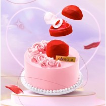 [Ganso Shop] 발렌타인 데이 반지 선물 사랑 과일 생일 케이크