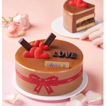 [Ganso Shop]愛心巧克力口味生日蛋糕