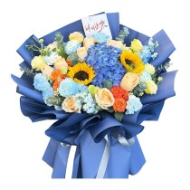 फूलों का गुलदस्ता « उत्साह »