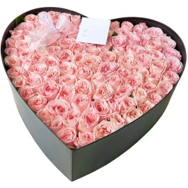 Die Schachtel mit rosa Rosen « Wunder »