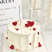 [Local pastry shop] 둥근 모양의 사랑하는 하트 생일 케이크