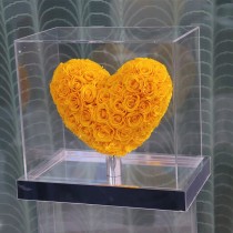 3D心形天然永生玫瑰