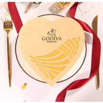 Godiva高級巧克力心型金色禮盒