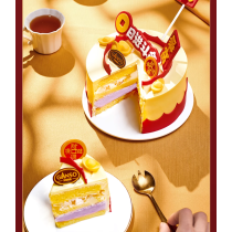 [Ganso Shop]發財致富主題圓形生日蛋糕