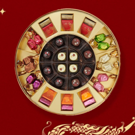 Godiva 特級巧克力龍年主題圓形禮盒