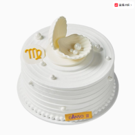 [Ganso Shop]珍珠款圓形生日蛋糕