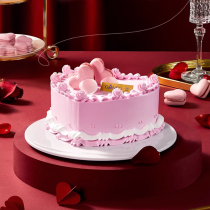 [Ganso Shop]愛情生日水果蛋糕粉紅心形