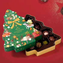 Подарочная коробка конфет Godiva в форме рождественской елки