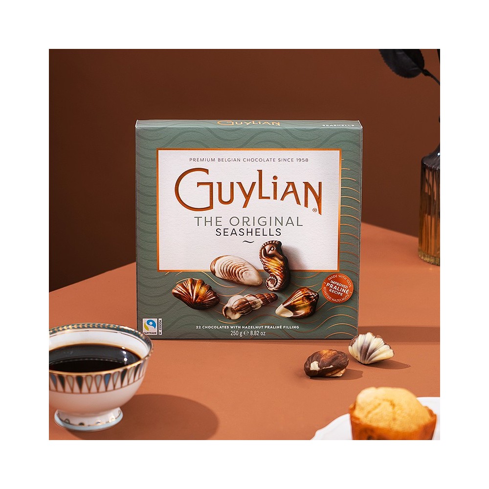 Премиальный бельгийский шоколад GuyLian The Original Seashells Премиальный бельгийский шоколад GuyLian The Original Seashells