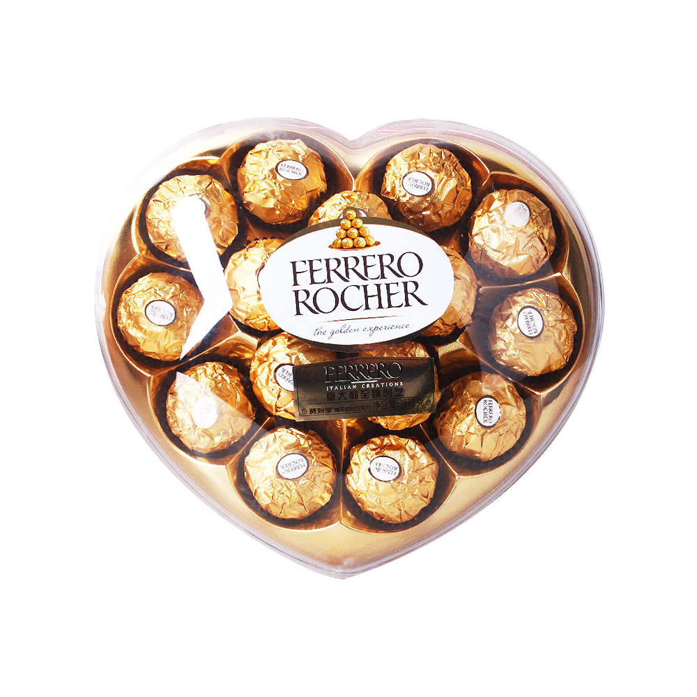Ferrero Rocher 초콜릿 하트 모양 선물 상자 15개입 Ferrero Rocher 초콜릿 하트 모양 선물 상자 15개입