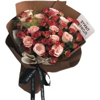 O buquê de flores «Não tenha pressa»