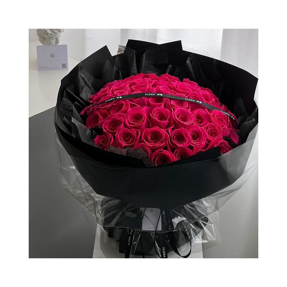 मैजेंटा गुलाबों का गुलदस्ता « सिर्फ़ हम »