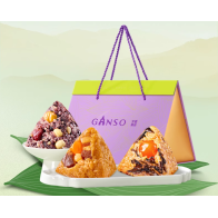 Caixa de presente de bolinhos de arroz glutinoso Zongzi para o Festival do Barco Dragão Ganso