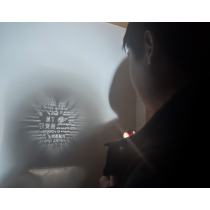 Vana Memory 女士项链，带吊坠投影，100 种表达我爱你的方式