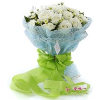 花束“旋轉的雪花”