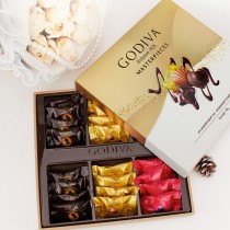 Caixa de presente Godiva Masterpieces com sortimento de chocolates, 24 unidades, 180g