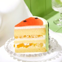 Bolo de aniversário estilo melancia Ganso