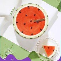 Pastel de cumpleaños estilo sandía Ganso