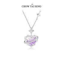 Colar Chow Tai Seng em prata esmaltada S925