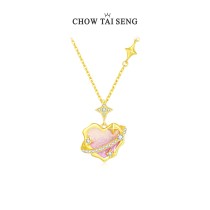 Colar Chow Tai Seng em prata esmaltada S925