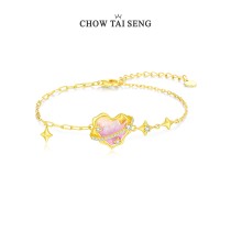 Pulseira de esmalte em prata S925 Chow Tai Seng